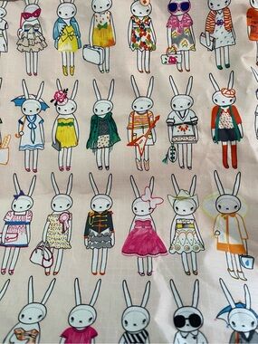 LeSportsac Limited Edition 2012 Pink Bunny Print Compactible Tote Bag, NWOT